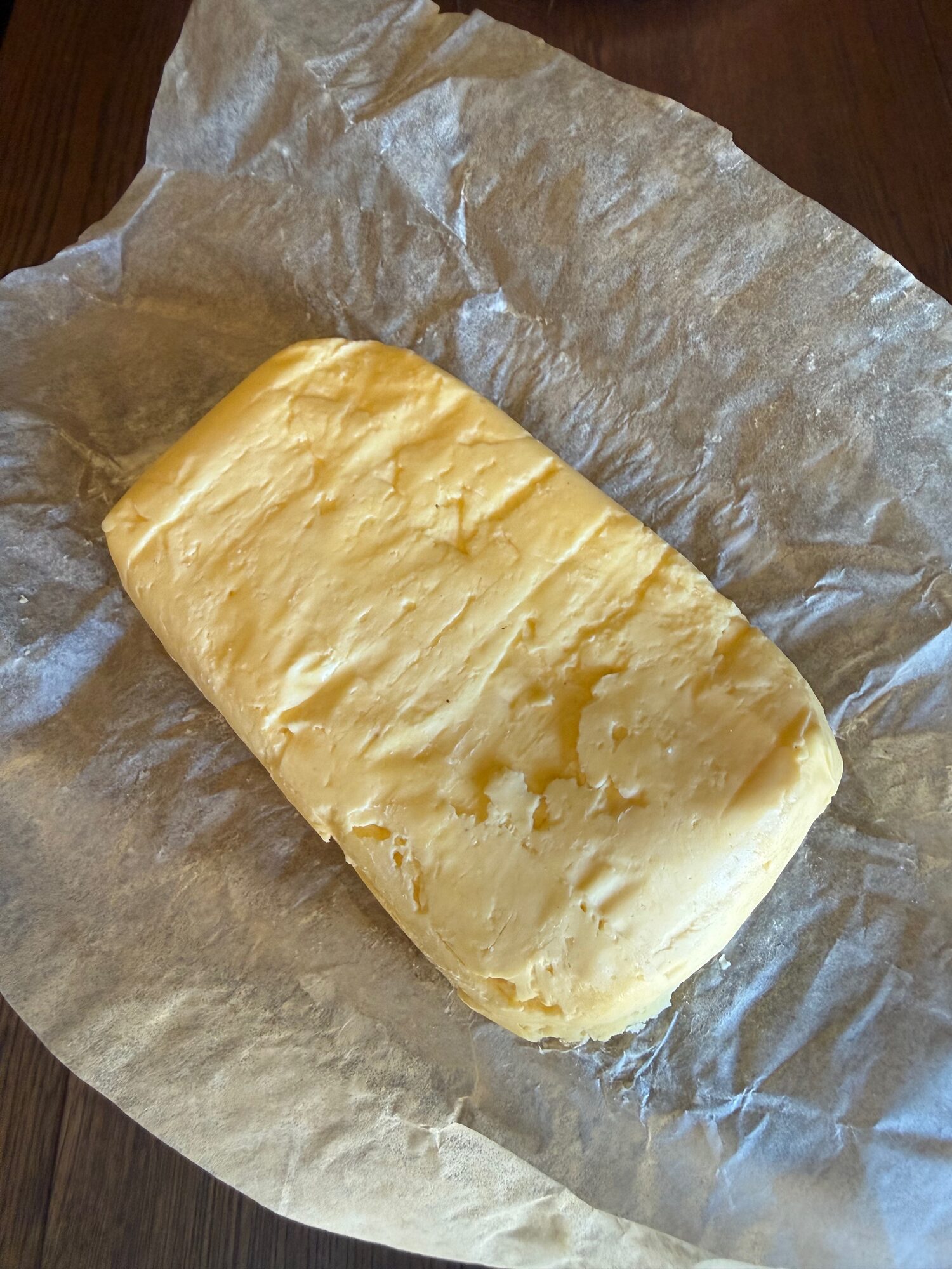 Fresh-churned butter